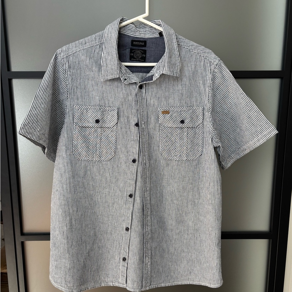 Buffalo linen and cotton men’s shirt size large